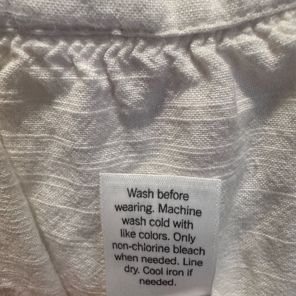 Lauren Conrad White Blouse size Large - Picture 3 of 5